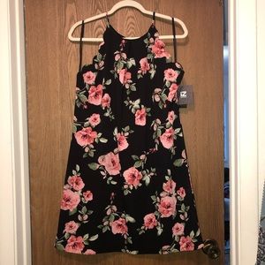 Black Floral Dress